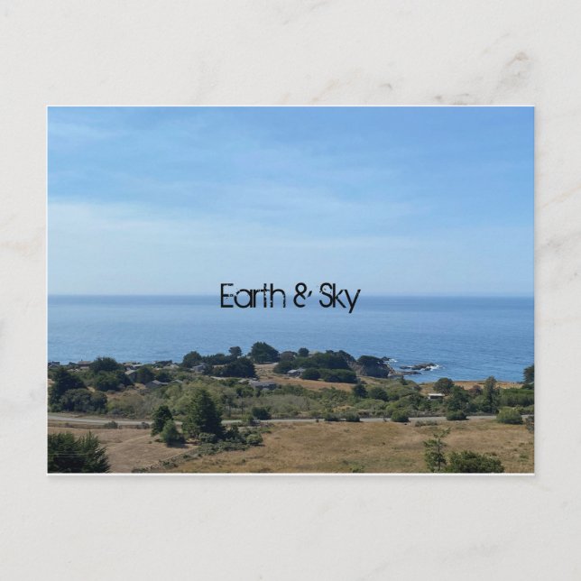 Carte Postale Terre et ciel (Devant)