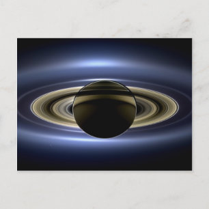 Carte Postale Terre et Saturne