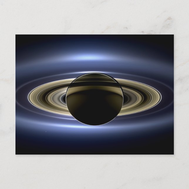 Carte Postale Terre et Saturne (Devant)