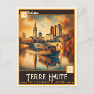 Carte Postale Terre Haute, Indiana   VINTAGE