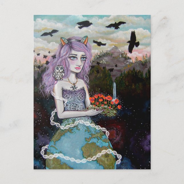 Carte Postale Terre mère (Devant)