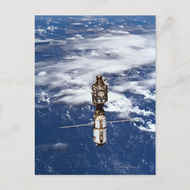 Carte Postale Terre orbitale satellite 4 (Devant)