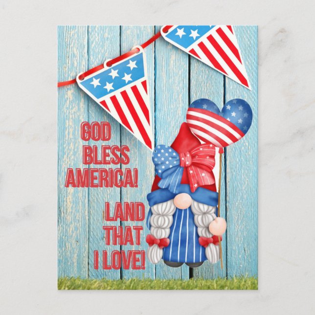 Carte Postale Terre que j'aime (Devant)