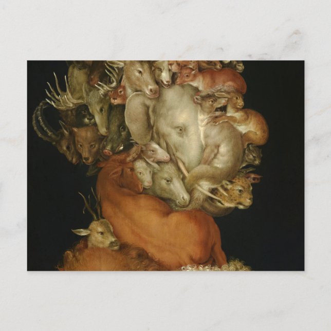 Carte Postale Terre, Terra, 1570 par Giuseppe Arcimboldo (Devant)