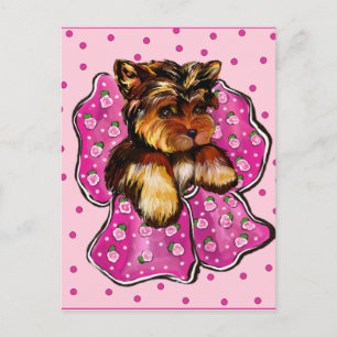 CARTE POSTALE TERRIER DU YORKSHIRE