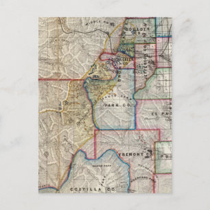 Carte Postale Territoire du Colorado