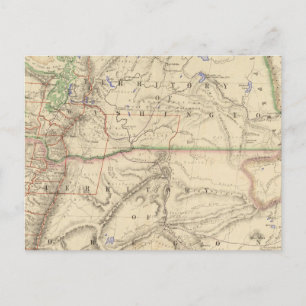 Carte Postale Territoires de Washington et de l'Oregon