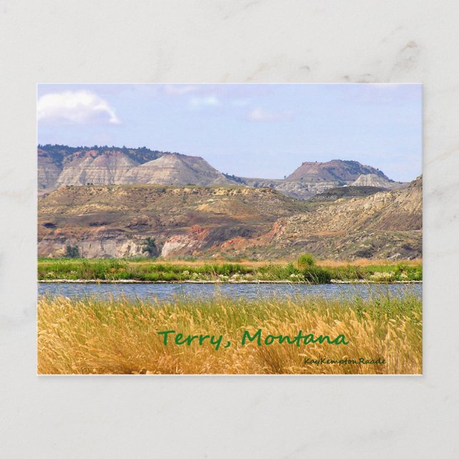 Carte Postale Terry, Montana (Devant)