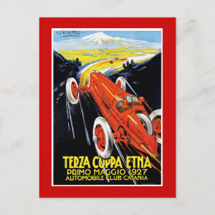 Carte Postale Terza Coppa Etna