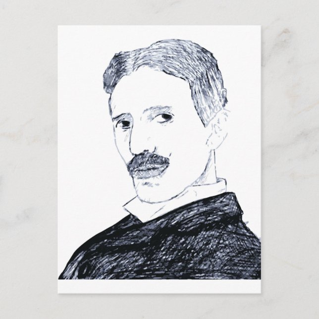 Carte Postale Tesla (Devant)
