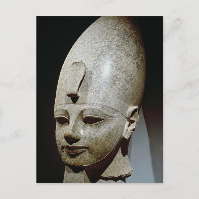 Carte Postale Tête colossale d'Amenhotep III, d'Al-Qurnah (Devant)
