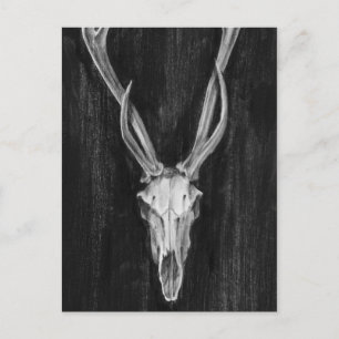 Carte Postale Tête d'animal de cerf rustique