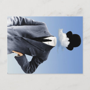 Carte Postale "Tête Dans Les Nuages"
