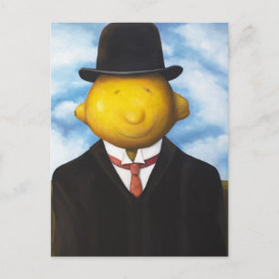 Carte Postale Tête de citron