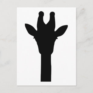 Carte Postale Tête de girafe