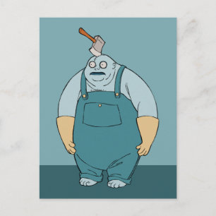 Carte Postale Tête de hache de Béhémoth