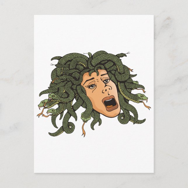 Carte Postale Tête de Medusa (Devant)