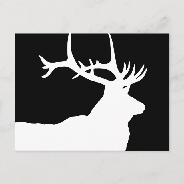 Carte Postale Tête d'Elk (Devant)