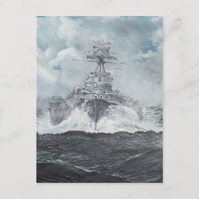 Carte Postale Têtes de capuchon pour Bismarck 23 mai 1941. 2014 (Devant)