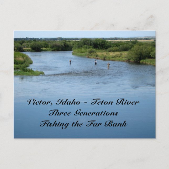 Carte Postale Teton River, Idaho (Devant)