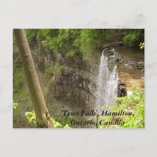 Carte Postale 'Tews Falls', Hamilton, Ont...