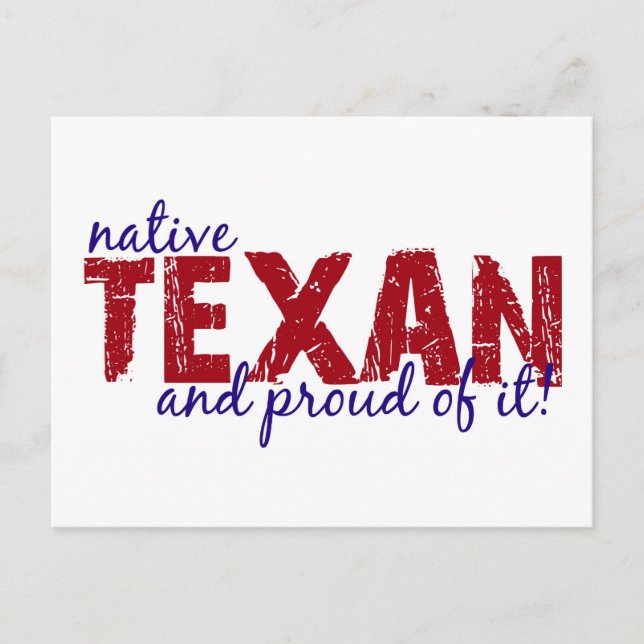 Carte Postale Texan d'origine (Devant)