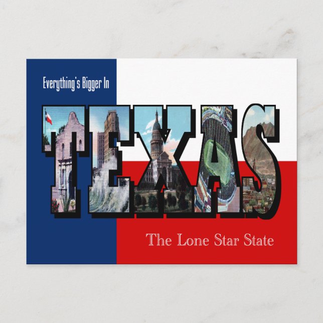 Carte postale TEXAS (Devant)