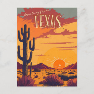 Carte Postale Texas