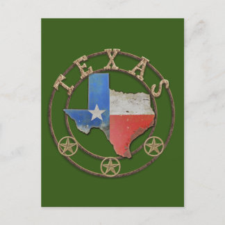 Carte postale Texas Barn Art