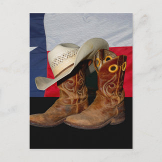 Carte Postale Texas Boots et Casquette.jpg
