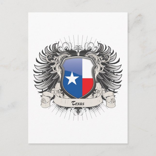 Carte Postale Texas Crest (Devant)