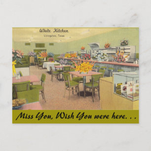 Carte Postale Texas, Cuisine blanche, Livingston