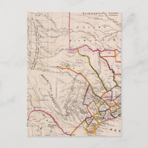 Carte Postale Texas et Oklahoma