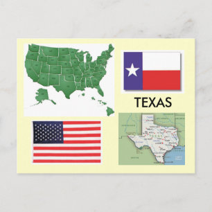 Carte Postale Texas, États-Unis
