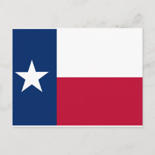 Carte Postale Texas Flag USA
