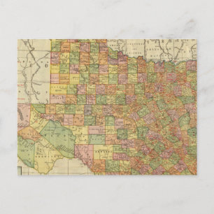 Carte Postale Texas par Rand McNally