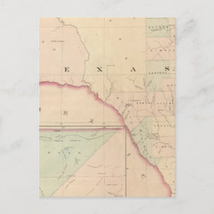 Carte Postale Texas, partie occidentale