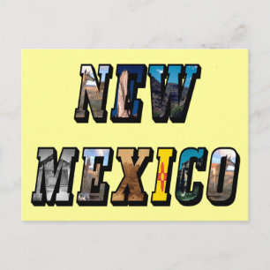 Carte Postale Texte de l'image du Nouveau-Mexique