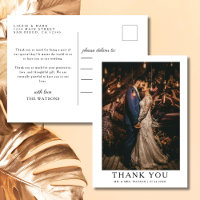 Texte et photo simple et élégant | MERCI MARIAGE