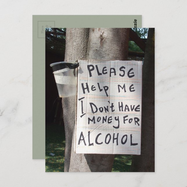 Carte postale Texte Hilaire (Devant / Derrière)