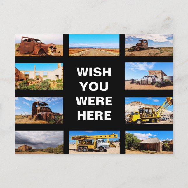 Carte Postale Texte modifiable - Outback Australia multi-photo (Devant)