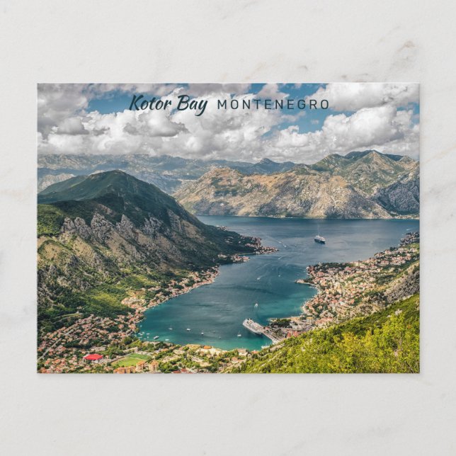 Carte Postale Texte personnalisé Monténégro (Devant)