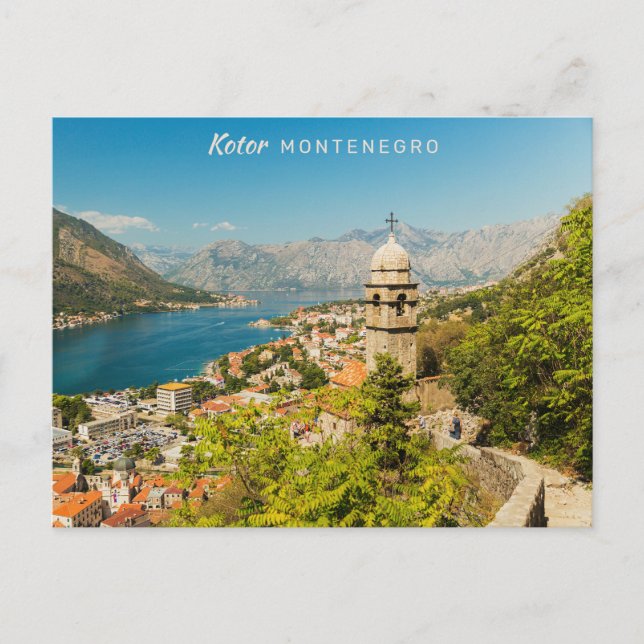 Carte Postale Texte personnalisé Monténégro (Devant)