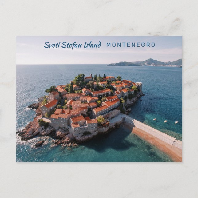 Carte Postale Texte personnalisé Monténégro (Devant)