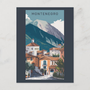 Carte Postale Texte personnalisé Monténégro