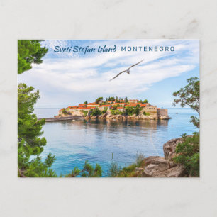 Carte Postale Texte personnalisé Monténégro