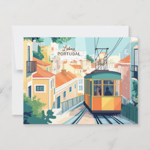 Carte Postale Texte personnalisé Portugal