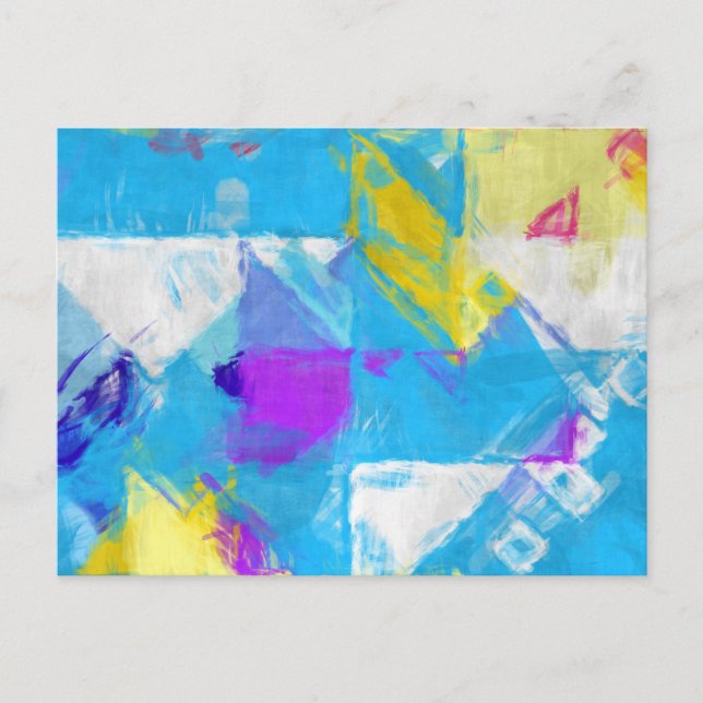 Carte Postale Texture peinte (Devant)