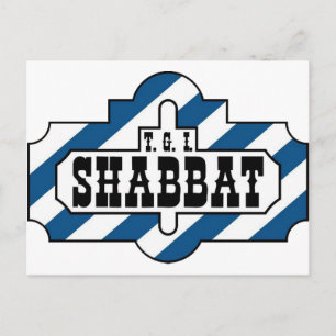 CARTE POSTALE TGI SHABBAT