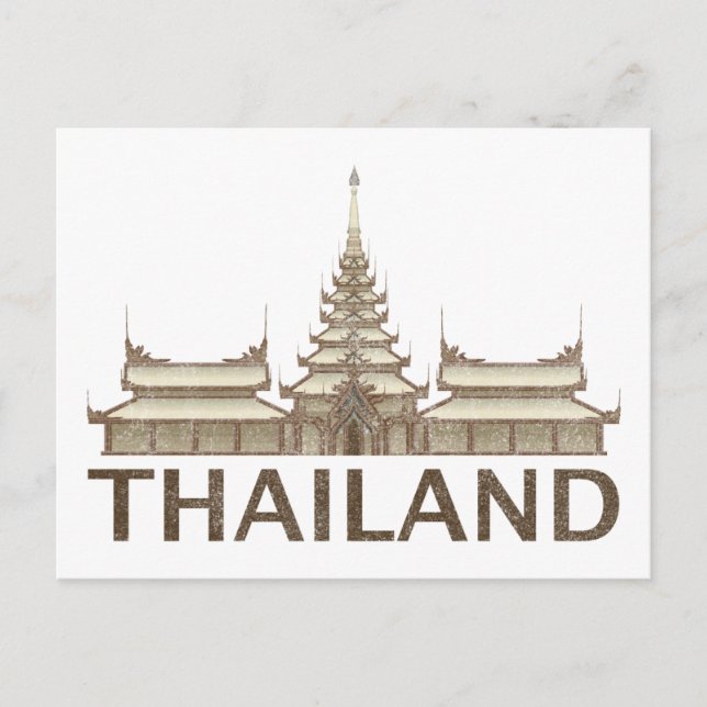 Carte Postale Thaïlande vintage (Devant)
